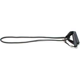 CanDo Exercise Tubing with Handles, Black, 48"