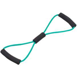 CanDo BowTie Tubing Exerciser, Green, 22"