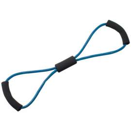 CanDo BowTie Tubing Exerciser, Blue, 22"