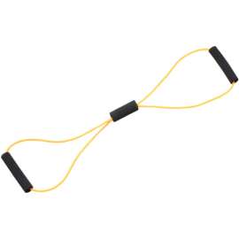 CanDo BowTie Tubing Exerciser, Yellow, 30"