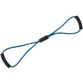 CanDo BowTie Tubing Exerciser, Blue, 30"