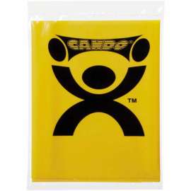 CanDo Latex Free Pre-Cut Exercise Band, Yellow, 48"L Strips, 1/PK
