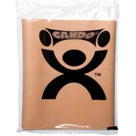 CanDo Latex Free Pre-Cut Exercise Band, Gold, 48"L Strips, 1/PK