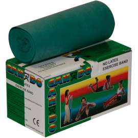 CanDo Latex-Free Exercise Band, Green, 6 Yard Roll, 1 Roll/Box
