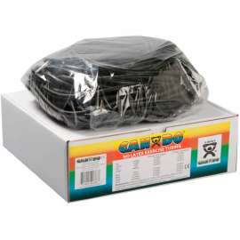 CanDo Latex-Free Exercise Tubing, Black, 100' Roll/Box