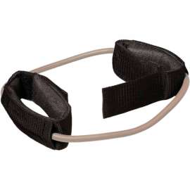 CanDo Tubing with Cuff Exerciser, 35" Circumference, Tan