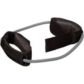 CanDo Tubing with Cuff Exerciser, 35" Circumference, Silver