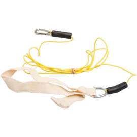CanDo Bungee Exercise Cord with Attachments, 4' Cord, Tan