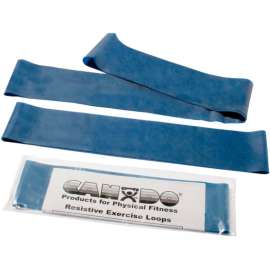 CanDo Exercise Band Loop Exerciser, 3 Size Set -10", 15", 30"), Blue