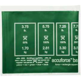 CanDo AccuForce Exercise Band, Green, 48"L Band