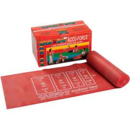 CanDo AccuForce Exercise Band, Red, 6 Yard Roll