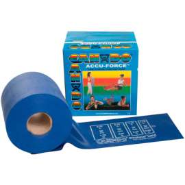 CanDo AccuForce Exercise Band, Blue, 50 Yard Roll