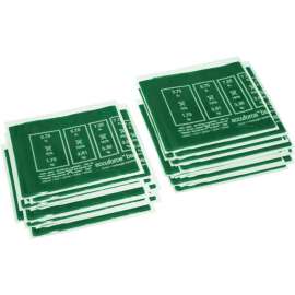 CanDo AccuForce Exercise Band, Green, 48"L Band, Box of 40