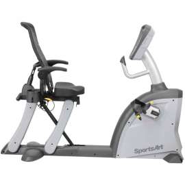 SportsArt Fitness C521M Cycle, 67"L x 26"W x 50"H