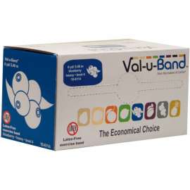 Val-u-Band Latex Free Exercise Band, Blueberry - Level 4, 6 Yard Roll/Box