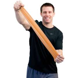 Sup-R Band Latex Free Exercise Band, Gold,6 Yard Roll/Box
