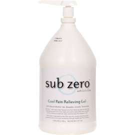 Sub Zero Cat's Claw Cold Pain Relief Gel, 1 Gallon Bottle, Case of 4