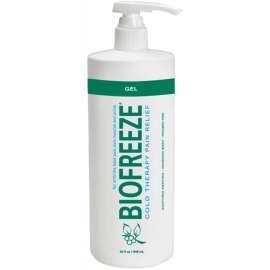 BioFreeze Cold Pain Relief Gel, 32 oz. Dispenser Bottle, Case of 16