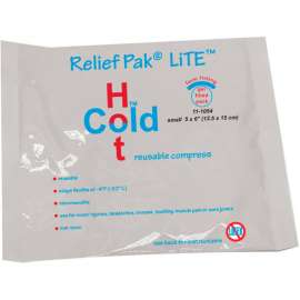 Relief Pak LiTE Reusable Hot/Cold Pack, 5" x 6", Case of 12