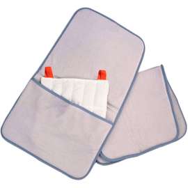 Relief Pak HotSpot Moist Heat Pack Cover, Foam-Filled Terry, Oversize with Pocket, 12/PK
