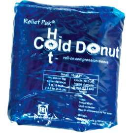 Relief Pak Cold n' Hot Donut Compression Sleeve, Small, 10/Case