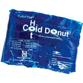 Relief Pak Cold n' Hot Donut Compression Sleeve, Large