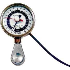 Baseline Hydraulic Pinch Gauge, 50 lb. Dial Gauge and Analog Output Signal, Blue