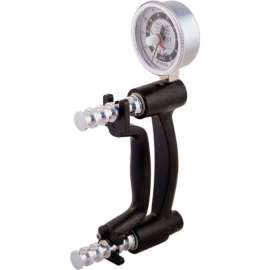Baseline HD Hydraulic Hand Dynamometer, 200 lb. Capacity, Black