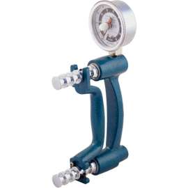 Baseline Standard Hydraulic Hand Dynamometer, 200 lb. Capacity, Blue