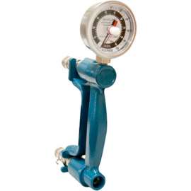 Baseline Standard Hydraulic Hand Dynamometer, Exercise/Feedback Model, 200 lb. Capacity, Blue