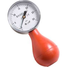 Baseline Pneumatic Squeeze Bulb Dynamometer, No Reset, 30 PSI Capacity