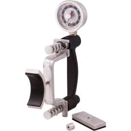 Baseline HD Hydraulic Hand Dynamometer/MMT Combo Kit with Push Attachments, Black