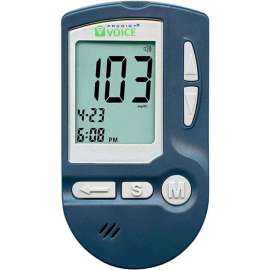 Prodigy Voice Talking Glucose Monitoring System Kit, Blue