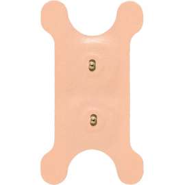 Freedom-Stim Dysphagia Electrodes with Snaps, Tan Foam, 2" x 3.5" Butterfly, 100/Pack