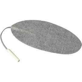 Mettler V-Trode Self-Adhesive Electrodes with Lead Wires, 2" x 4" Oval, 40/Case
