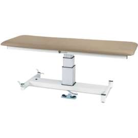 Electric Pedestal Hi-Low Treatment Table, 1-Section, 76"L x 27"W x 24" - 36"H