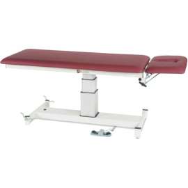 Electric Pedestal Hi-Low Treatment Table, 2-Section, 76"L x 27"W x 24" - 36"H