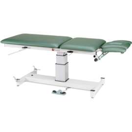 Electric Pedestal Hi-Low Treatment Table, 5-Section, 76"L x 27"W x 24" - 36"H