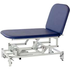 Electric Hi-Low Bobath Table with Casters, 2-Section, 77"L x 42"W x 17" - 37"H