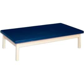 Fixed Height Upholstered Mat Platform Table, 96"L x 72"W x 21"H