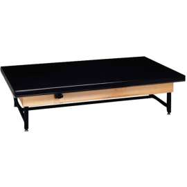 Economy Electric Hi-Low Upholstered Mat Platform Table, 84"L x 48"W x 19" - 27"H