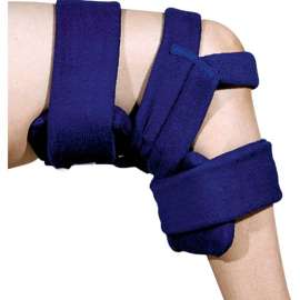Comfy Splints Comfy Spring Loaded Goniometer Knee Orthosis, Pediatric Medium with Cover