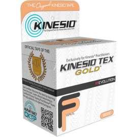 Kinesio Tex Gold FP Kinesiology Tape, 2" x 5.5 yds, Beige, 6 Rolls