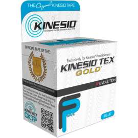 Kinesio Tex Gold FP Kinesiology Tape, 2" x 5.5 yds, Blue, 6 Rolls