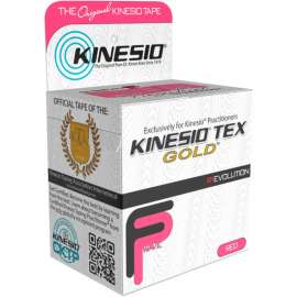 Kinesio Tex Gold FP Kinesiology Tape, 2" x 5.5 yds, Red, 6 Rolls