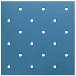 Orfit Orfilight Atomic Blue NS Splinting Material, 18" x 24" x 1/8", Mini Perforated
