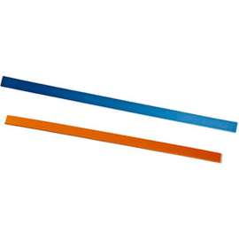 Orfit Precut Strips, Wide, 18" x 4/5" x 1/8", 5 Pcs. Gold & 5 Pcs. Atomic Blue, 10 Pieces/PK