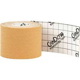 CanDo Kinesiology Tape, 2" x 16.5 ft., Beige, Latex-Free, 1 Roll