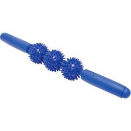 Point Relief Massage Bar, 6 x 42 cm (2.4" x 16.5"), 3 Balls, Blue, 1 Each