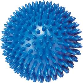 CanDo Massage Ball, 10 cm (4"), Blue, 1 Dozen